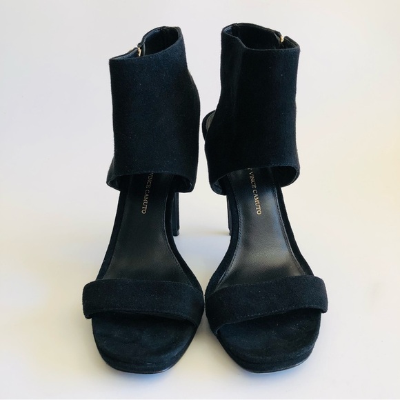 Vince Camuto Signature Shaylee Suede Cuff Stiletto Sandals - Picture 6 of 15